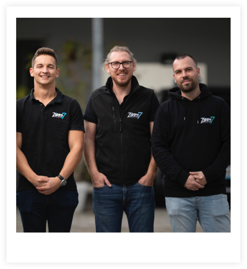 3 Zippy7 team members portrait